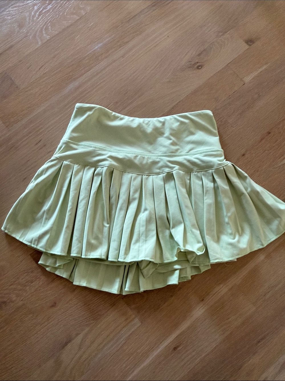 Light Green Pleated Women’s Skirt